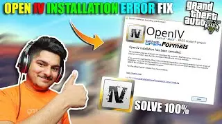 OPEN IV INSTALLATION HAS BEEN CANCELLED ISSUE SOLVED 100 % FIX