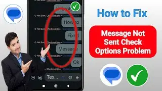 Not Sending Check Option Problem | Fix Messages Trouble Sending Problem|Message Not Sending Problem