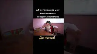 Влад А4 учит матного гнома культурно общаться.