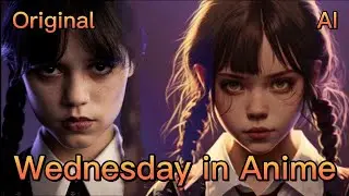 If Wednesday In Anime - Neural Network