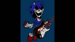 FNF Sonic V2.0 - Black Sun but EXE has a guitar