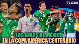 ¡CALENTAMOS EL GRITO DE GOL! 🇲🇽🏆 Todos los GOLES DE MÉXICO en Copa América Centenario | TUDN