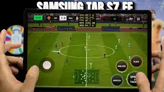 Samsung Tab S7 FE test game EA SPORTS FC MOBILE 24 | Snapdragon 750G