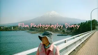 Photographing Mt. Fuji on Kodak Gold 200.