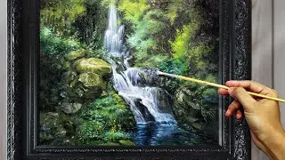 How to Paint a Waterfall | Steps of a Successful Painting