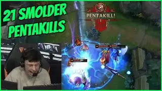 Caedrel Is Already BORED Of Smolder As It Gets Its 21st Pentakill Globally