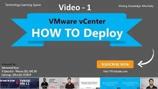 VMware vCenter - How to install and configure vCenter Appliance  step by step- Video 1