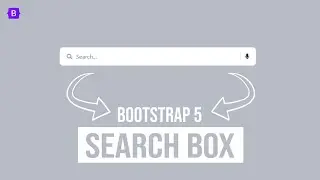 Responsive Search Box Bootstrap 5