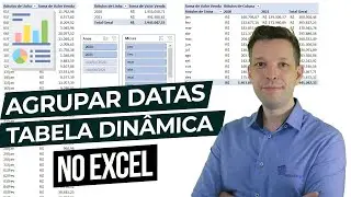 Como agrupar datas em diversas Tabelas Dinâmicas