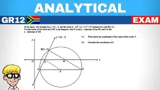 Analytical Geometry Grade 12 Exam Question