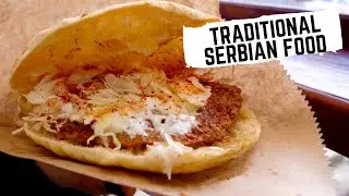 Serbian Burger King of BELGRADE, Serbia | BEST traditional SERBIAN FOOD at OLD SCHOOL restaurants