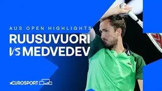 Emil Ruusuvuori v Daniil Medvedev | Round Two | Australian Open 2024 Highlights 🇦🇺