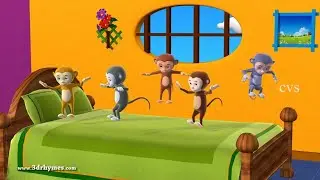 Five Little Monkeys Jumping on the Bed | Play Safe Song |Nursery Rhymes & Baby Songs