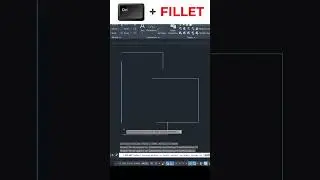 Multiple FILLET #autocadtutorial #autocadtips #design