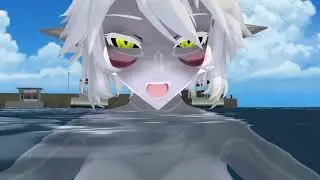 MMD Giantess Shark Girl Attack Vore HD