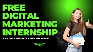 🚀 Digital Marketing Internship Free, Online Internship, 100% Job Assistance, Live | Gaurav Dubey