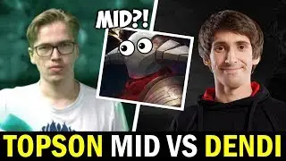 DENDI mid vs TOPSON — NO RESPECT Mid Sven Dota2