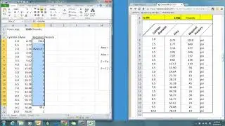 Creating a Cylinder Force Calc sheet