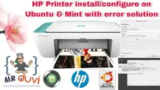 HP printer install on Ubuntu/Mint Linux with error solution