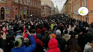 Митинги 31 января по всей стране - как это было? Медведев о Навальном и Россия будущего