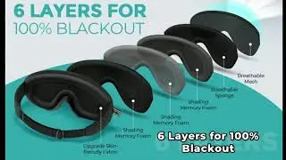 WAOAW Sleep Mask, Eye Mask for Sleep, Silk Eye Sleeping Masks for Both Women and Men