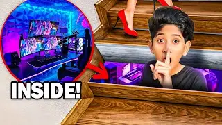 I Build a Secret Gaming Room in my House!