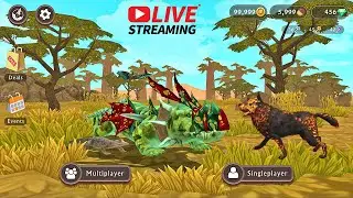 🔴 LIVE | WildCraft: Exp Event for Crocodile - And - The Wolf: Hunting |