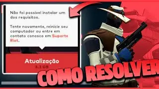 Valorant- COMO RESOLVER O ERRO DE ATUALIZAÇÃO E INSTALAÇÃO!