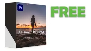 27 FREE paint effect graphic  elements pack for Premiere Pro