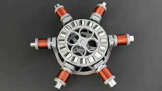 Making 6 Core Permanent  Magnetic Motor