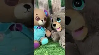 Poe AI Story Bear Tells Thready Bear a Story Part 3 of 4 #short #toys #newtoys #funny #cute #teddy