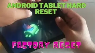 Android Tab With No Name Hard Reset | Factory Reset Without Volume buttons | KB901 Chinese Tablet