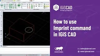 How to use Imprint Command in IGiS CAD?