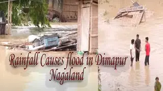 FLOOD IN DIMAPUR NAGALAND ||SEVERAL COLONIES SUBMERGED IN WATER