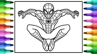 Coloring Classic Spider-Man Costume