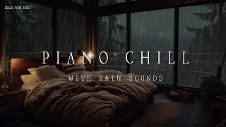 Relaxing Night Sounds for Serenity 🎹💤 Revitalize Your Sleep with Forest Rain and Piano Tunes 🌧️🌿