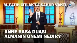 Bir Kasap Nasıl Hz. Musanın Cennetteki Arkadaşı Oldu? - M. Fatih Çıtlakla Sahur Vakti