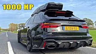 1000HP AUDI RS6 C8 | 0-100 0-60 POV & CRAZY SOUND