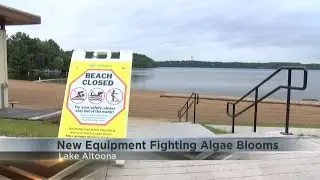 Battle on algae blooms at Lake Altoona with new equipment to keep beach open