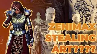 ZENIMAX ACCUSED OF STEALING ART? - Mercymother Bodymarkings and Probable Plagiarism | ESO