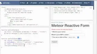 Reactive Form Validation with Meteor Tracker.autorun