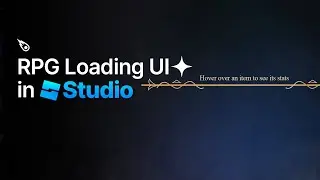 How To Make An RPG Loading Screen UI In Roblox Studio