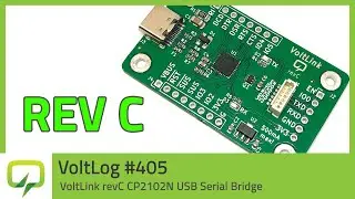 VoltLink revC CP2102N USB Serial Bridge & ESP32 Programmer | Voltlog 