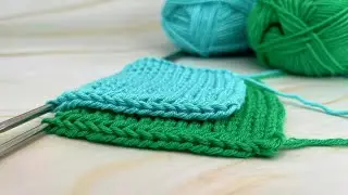 Perfectly smooth knitting 🧶 easy and simple