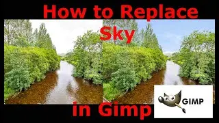 How to Replace Sky in GIMP