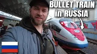 Amazing Fast Speed Train in RUSSIA, 'SAPSAN' from Moscow