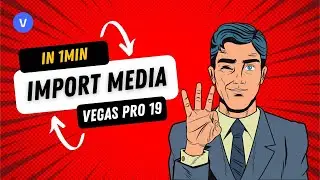 Vegas Pro 19: How to Import Media in Vegas Pro