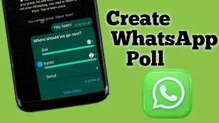 How to Make WhatsApp Poll Vote 2024 🙂 [Easy!]