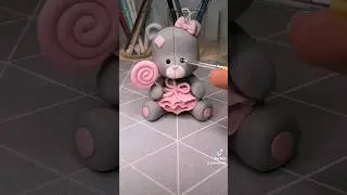 sugar Decoration tutorials, how to make fondant cute cakedecor in my inst figurki_na_tortik