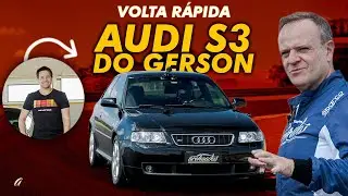 O XODÓ DO GERSON FEZ BONITO NA VOLTA RÁPIDA? Audi S3 2001 encara a pista com Rubens Barrichello